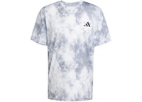 adidas Train Essentials Seasonal All Over Print Tee Halo Silver