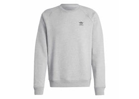 adidas Trefoil Essentials Crew Sweatshirt Medium Grey Heather - vue 360