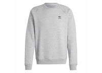 adidas Trefoil Essentials Crew Sweatshirt Medium Grey Heather