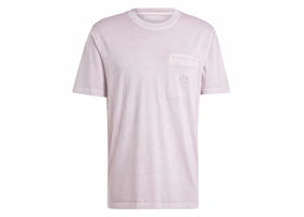 adidas Trefoil Essentials Dye Pocket Tee Preloved Fig