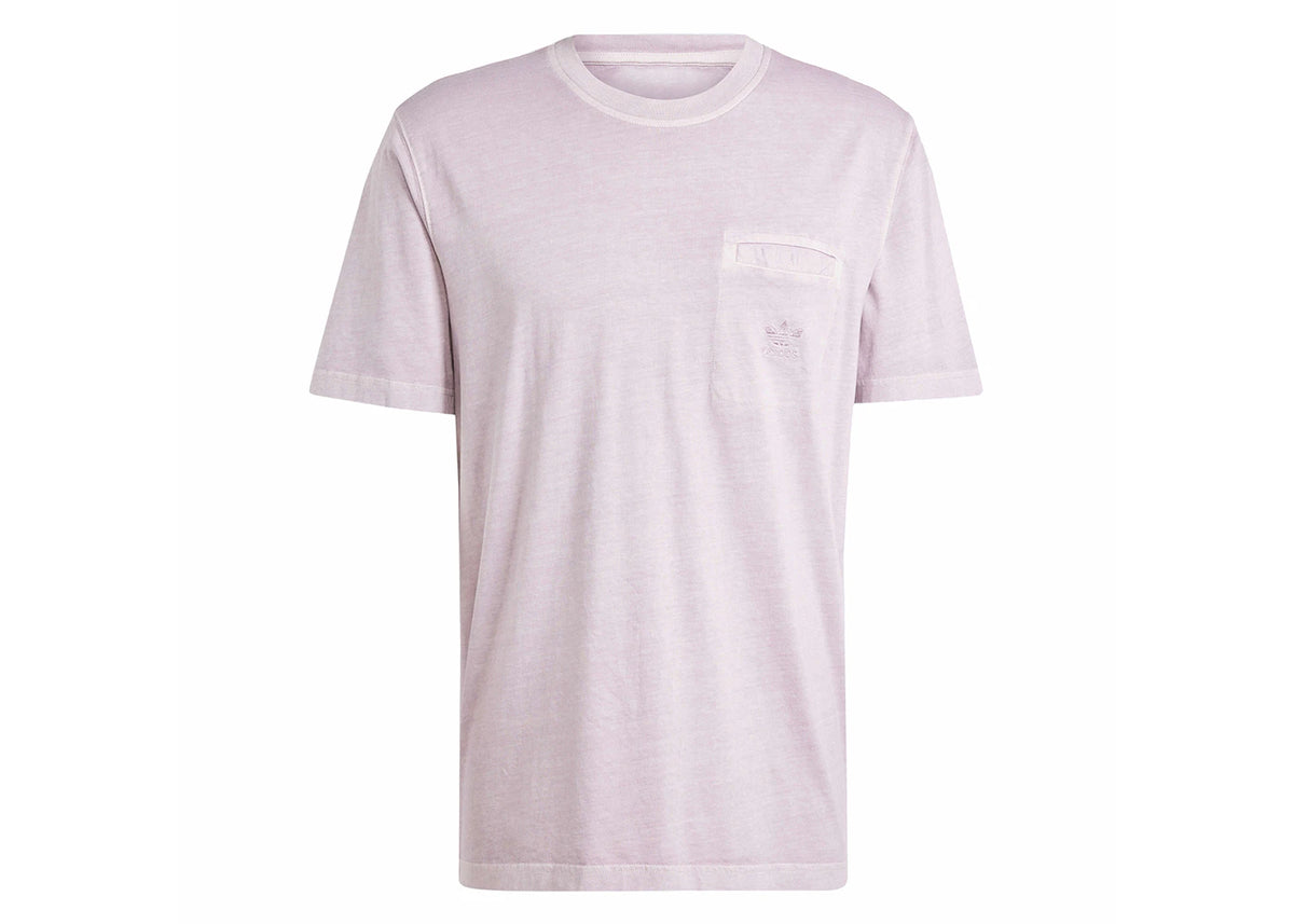 adidas Trefoil Essentials Dye Pocket Tee Preloved Fig - vue secondaire A