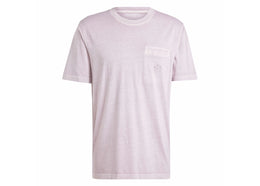 adidas Trefoil Essentials Dye Pocket Tee Preloved Fig - product view 2