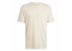 adidas Trefoil Essentials Dye Pocket Tee Putty Grey - authentic adidas product