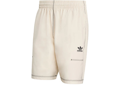 adidas Trefoil Essentials Shorts Wonder White - authentic adidas apparel