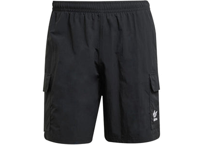adidas Trefoil Essentials Woven Cargo Shorts Black - apparel view 2