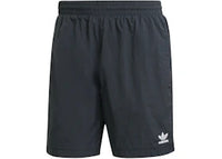 adidas Trefoil Essentials Woven Shorts Black White