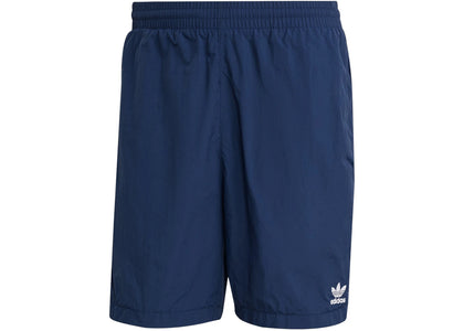 adidas Trefoil Essentials Woven Shorts Night Indigo White - apparel view 2