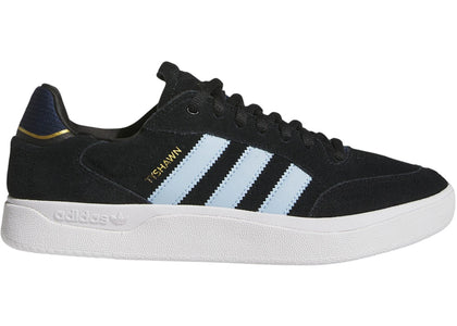adidas Tyshawn Low Core Black Clear Sky Collegiate Navy - sneakers view 2