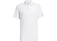 adidas Ultimate365 Plus Go-To Print Polo Shirt White/Grey Three