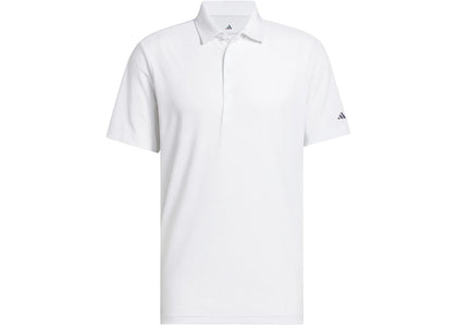 adidas Ultimate365 Plus Go-To Print Polo Shirt White/Grey Three - authentic adidas apparel