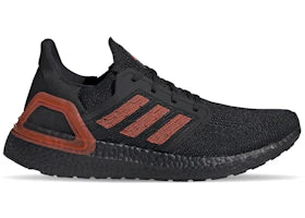 adidas Ultra Boost 20 Black Solar Red - vue 360