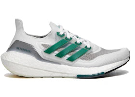 adidas Ultra Boost 21 White Sub Green - vue 360