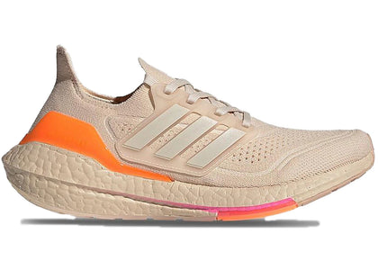adidas Ultra Boost 21 Halo Ivory Ultra Pop (Women's) - sneakers view 2