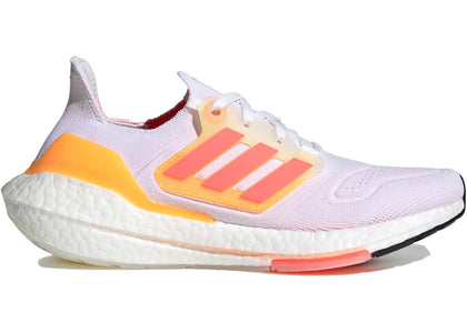 adidas Ultra Boost 22 White Turbo Flash Orange (Women's) - sneakers view 2