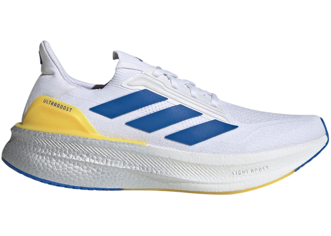 adidas Ultra Boost 5X Cloud White Blue Yellow - vue 360