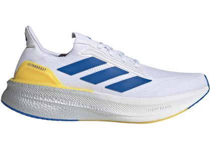 adidas Ultra Boost 5X Cloud White Blue Yellow - authentic adidas sneakers