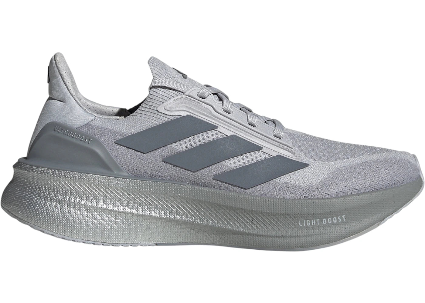 adidas Ultra Boost 5X Light Solid Grey Halo Silver - vue 360
