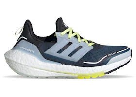 adidas Ultra Boost Cold.RDY Crew Navy Pulse Yellow (Women's) - vue 360