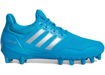 adidas Ultra Boost Football Cleats Solar Blue Silver Metallic - authentic adidas sneakers