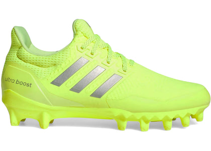 adidas Ultra Boost Football Cleats Solar Yellow Silver Metallic - authentic adidas sneakers