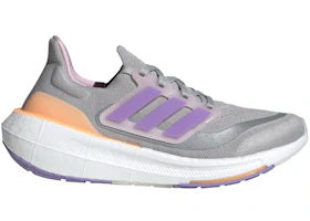 adidas Ultra Boost Light Grey Violet Fusion Acid Orange (Women's)