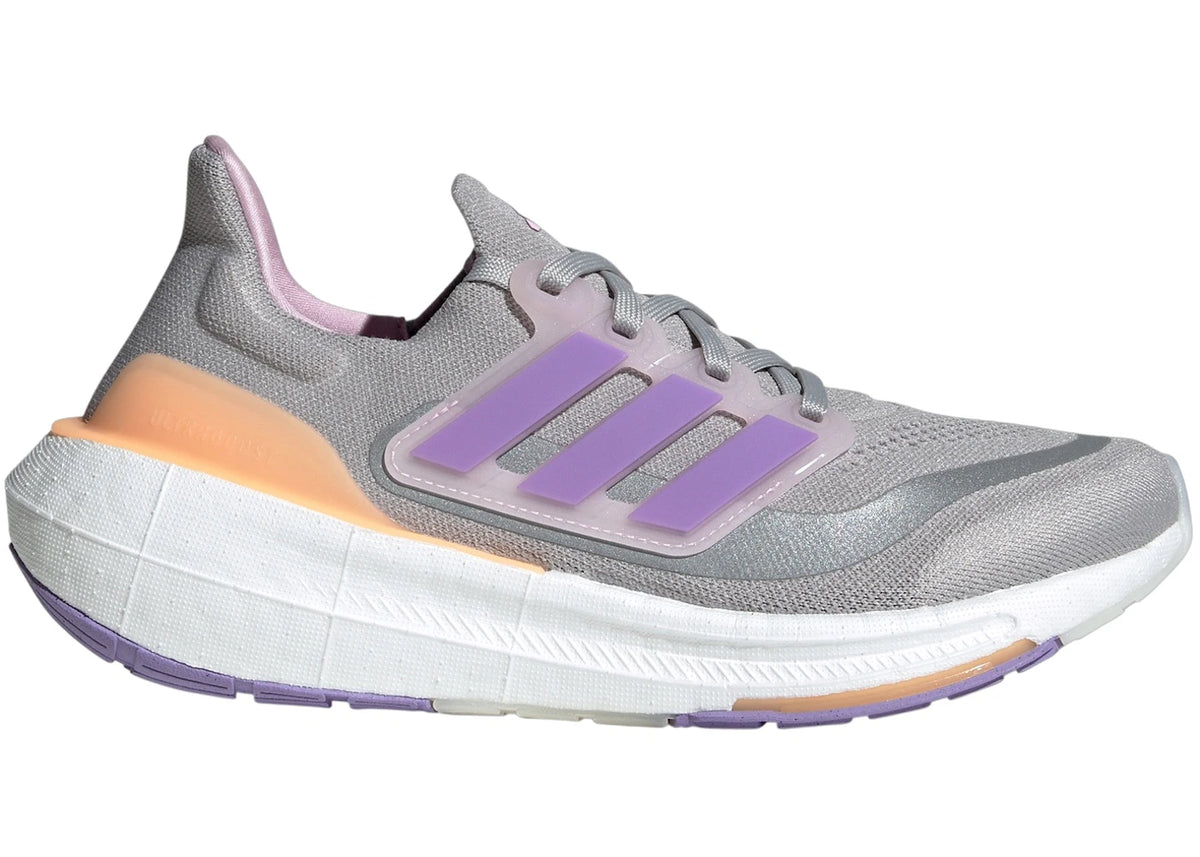 adidas Ultra Boost Light Grey Violet Fusion Acid Orange (Women's) - vue secondaire A