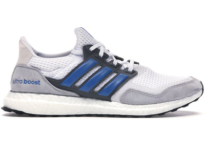 adidas Ultra Boost S&L White True Blue Grey - sneakers view 2