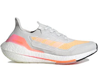 adidas Ultra Boost 21 White Acid Orange (Women's)