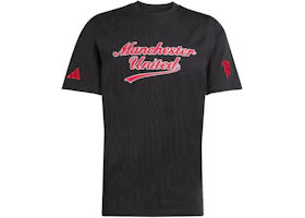 adidas Us Pack T-Shirt Manchester United Black - vue 360