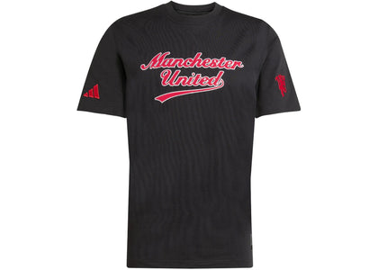 adidas Us Pack T-Shirt Manchester United Black - apparel view 2