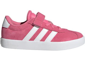 adidas VL Court 3.0 Pink Fusion Cloud White Grey (PS) - vue 360