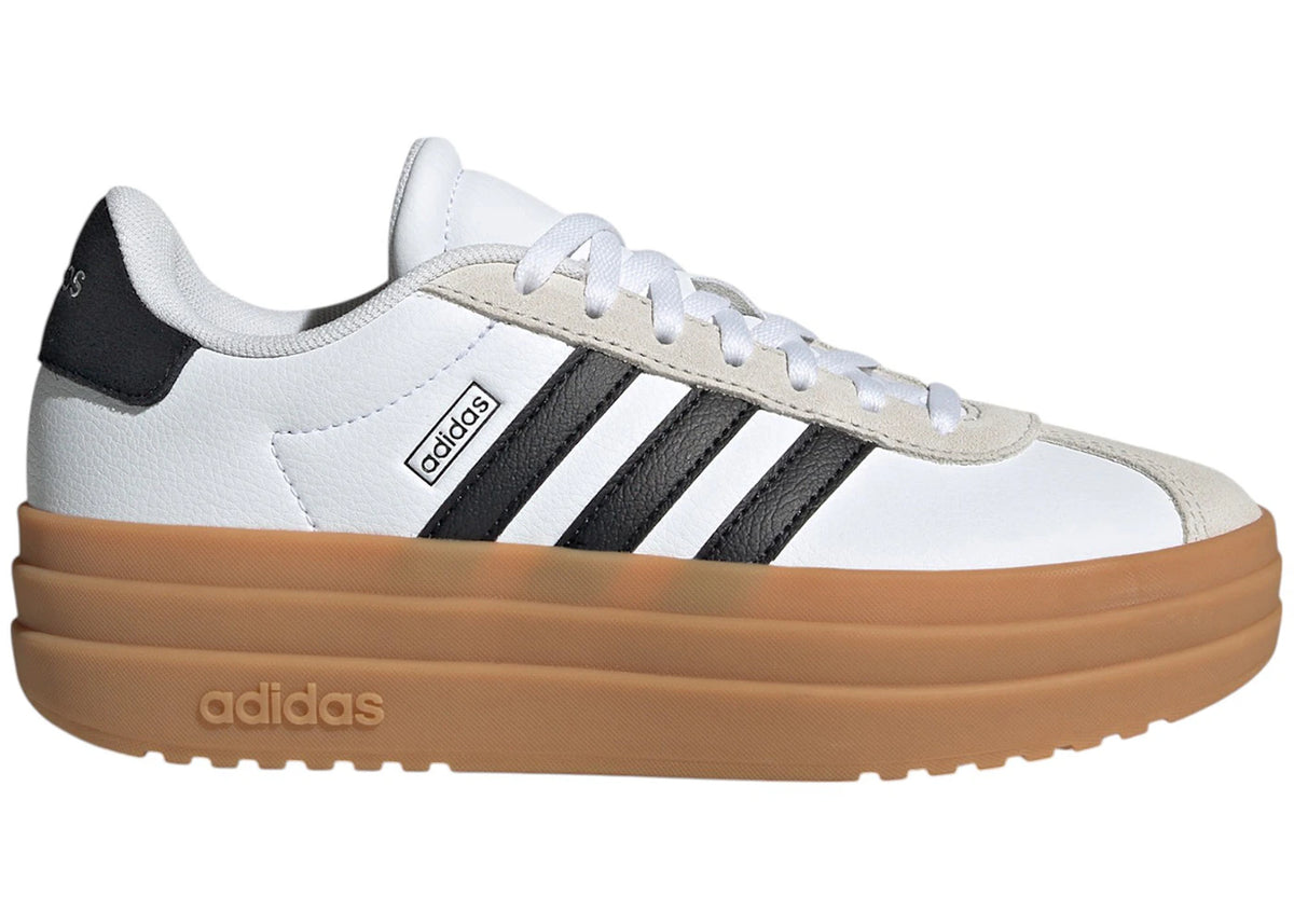 adidas VL Court Bold Cloud White Core Black Gum (GS) - vue secondaire A
