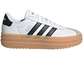 adidas VL Court Bold Cloud White Core Black Wonder Beige (Women's) - authentic adidas sneakers