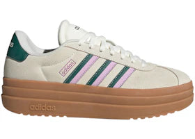 adidas VL Court Bold Off White Collegiate Green Bliss Lilac (Women's) - vue 360