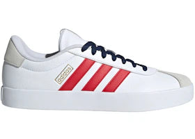 adidas Vl Court 3.0 Cloud White Better Scarlet Team Navy Blue - vue 360