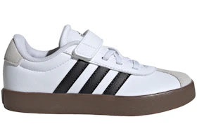 adidas Vl Court 3.0 Cloud White Core Black Grey (PS) - vue 360