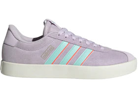 adidas Vl Court 3.0 Ice Lavender Semi Flash Aqua Solar Red (Women's) - vue 360