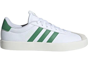 adidas Vl Court 3.0 Low Cloud White Preloved Green Aluminium (Women's) - vue 360