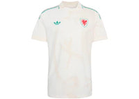 adidas Wales 26 Away Authentic Jersey Chalk White