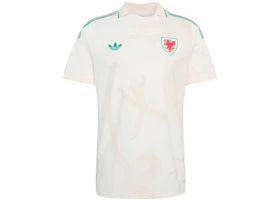 adidas Wales 26 Away Authentic Jersey Chalk White