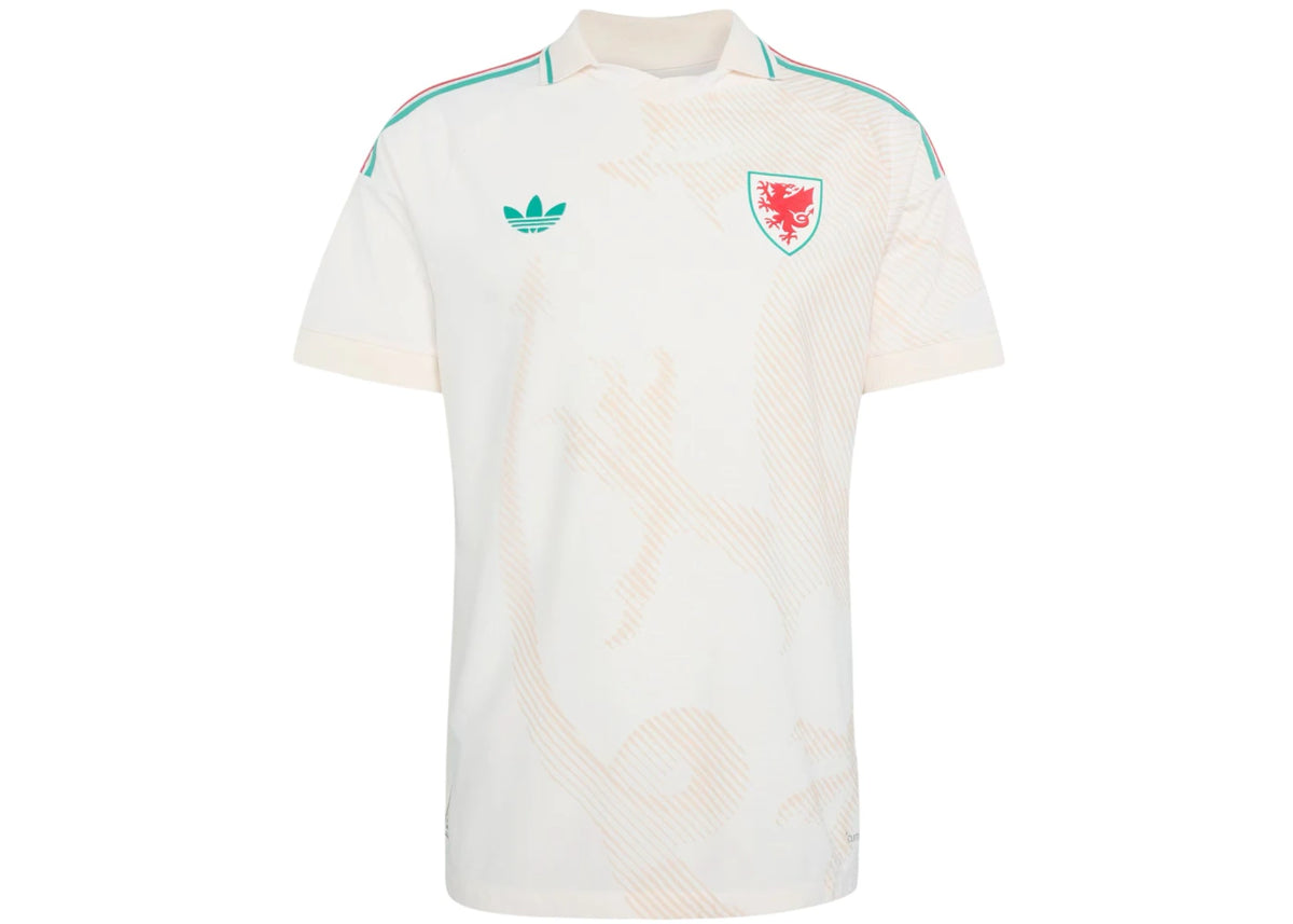 adidas Wales 26 Away Authentic Jersey Chalk White - vue secondaire A