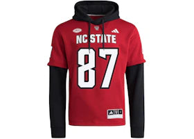 adidas Wolfpack Jersey Hoodie Team Power Red Black - vue 360