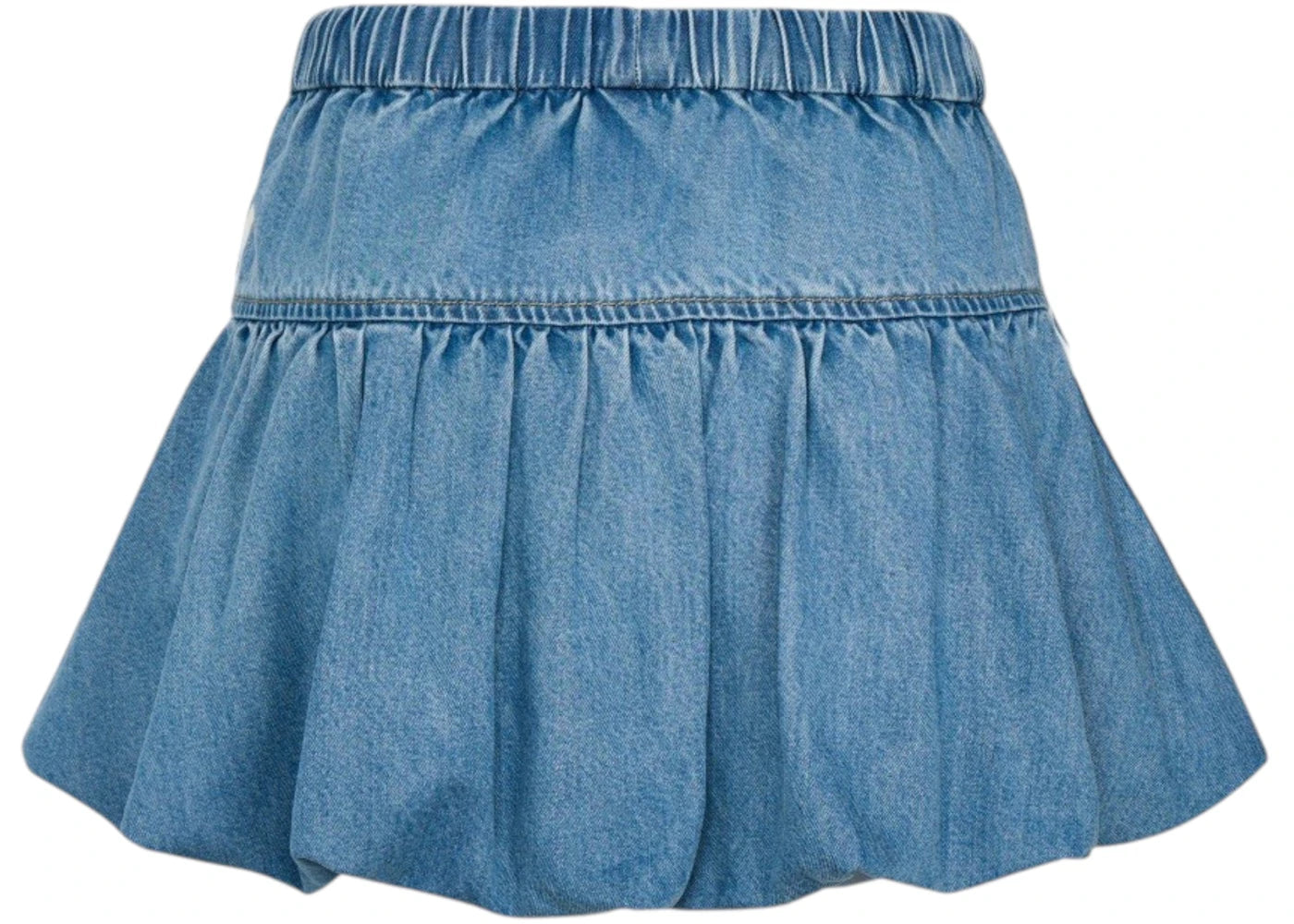 adidas Women New Chinese Bubble Skirt (Asia Sizing) Denim - vue secondaire B