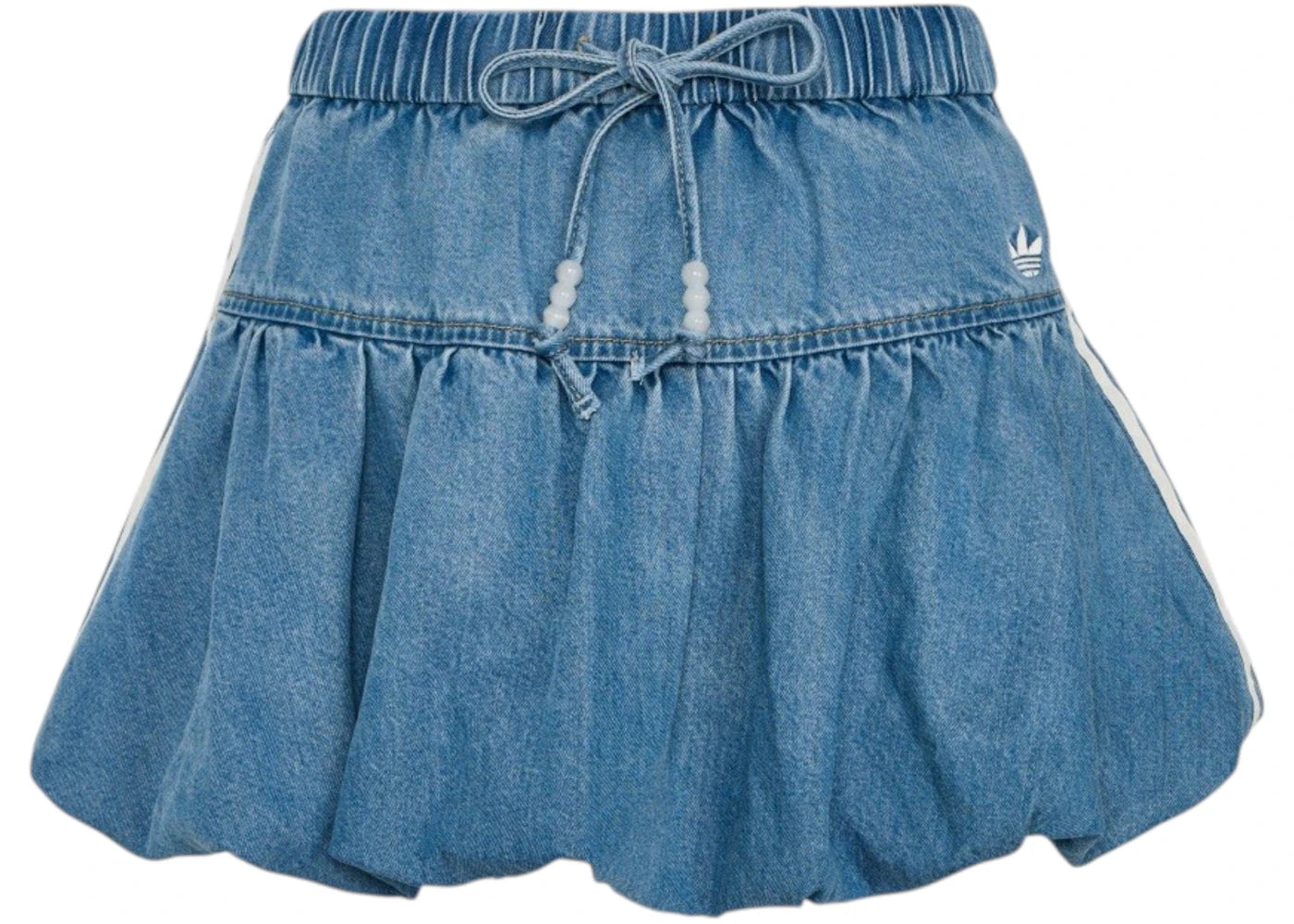 adidas Women New Chinese Bubble Skirt (Asia Sizing) Denim - vue secondaire A
