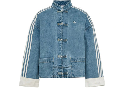 adidas Women New Chinese Jacket Denim - authentic adidas apparel