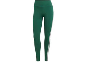 adidas Women's 3-Stripes Leggings Collegiate Green