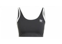 adidas Women's Adicolor 3-Stripes Bra Top Black/White