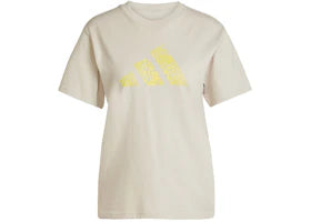 adidas Women's Camo Graphic Tee Beige - authentic adidas product