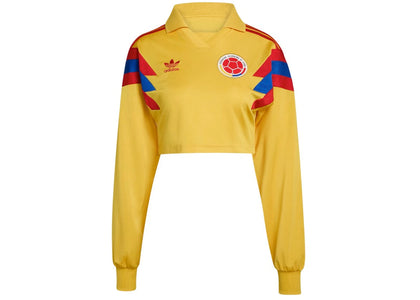 adidas Women's Columbia Reconstructed Bringback Jersey Bold Gold - authentic adidas apparel