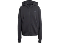 adidas Women's Designed 4 Full-Zip Hooded Sweatshirt Black